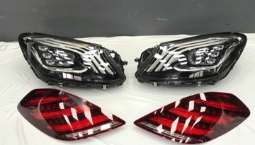 фото thumb №13, Mercedes benz w222 s63 amg bodykit бамперы + лампы + пороги