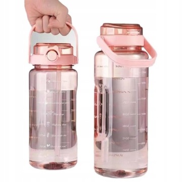 БУТЫЛКА ДЛЯ ВОДЫ С МОТИВАЦИЕЙ, 2 ЛИТРА
