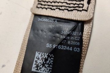 фото thumb №8, Pas безпеки задній середній bmw 7 f01, f02 9163244 3.0l дизель