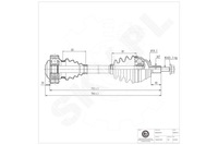 фото thumb №1, Піввісь привідна seat altea 2.0 tdi 03.04-05.09 7n0407764b