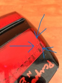 Peugeot 5008 ii 17- лампа левая задний  задняя w крышка трещина Цена, фото thumb