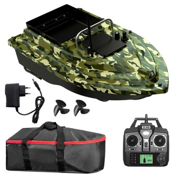 D16E GPS BAIT BOAT 500M RC BOAT с СУМКОЙ 12000MAH - камуфляж