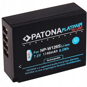 Akumulator PATONA Platinum Fuji NP-W126s + ładowar