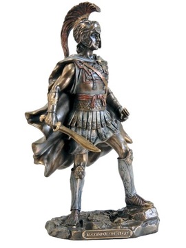 ALEKSANDER MACEDOŃSKI FIGURKA NA MARMUR GRAWER v