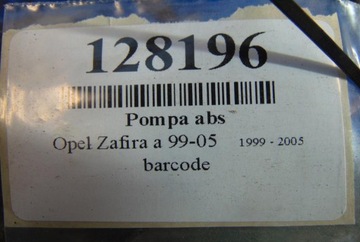 фото thumb №5, Opel zafira a 2.0dti насос abs 0273004362