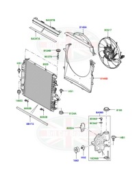 фото thumb №3, Корпус вентилятора нижняя land rover discovery range rover sport lr030053