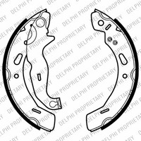 фото thumb №1, Delphi ls2016 набор колодка тормозных