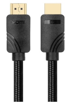 Kabel HDMI v 2.1 premium 2m Czarny Stworzony dla