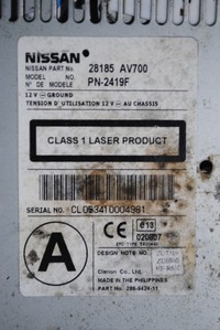 фото thumb №6, Зчитувач навігації nissan primera p12 28185av700