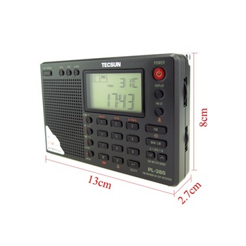 Профессиональная FM/LW/SW/MW радиостанция Tecsun PL-380 DSP