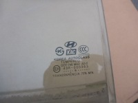 фото thumb №5, Hyundai sonata v 04- стекло дверь левый задняя оригинал