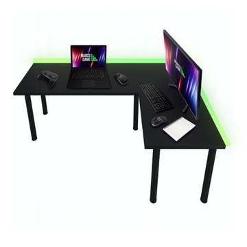 Угловой игровой стол LED MARCO GAME для офиса