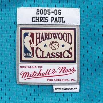 Koszulka Mitchell & Ness NEW ORLEANS HORNETS CHRIS PAUL TEAL - XL