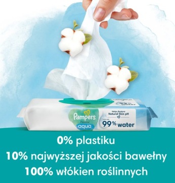 Chusteczki nawilżane PAMPERS Aqua Harmonie (24x48szt.+ 1x10szt.=1162szt.)