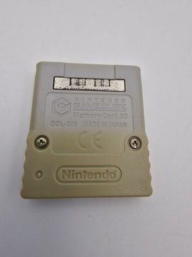 ОРИГИНАЛЬНАЯ КАРТА ПАМЯТИ NINTENDO GAMECUBE 59