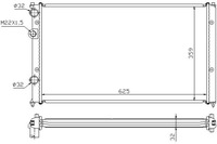 фото thumb №9, Nissens 652551 радиатор, система охлаждение двигателя