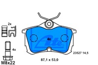 фото thumb №2, Ate гальмівні колодки гальмівні honda accord vi accord vii to