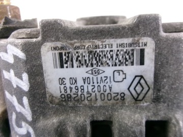 фото thumb №6, Renault clio ii 1.5dci генератор 8200120286 a002tb6481 протестований