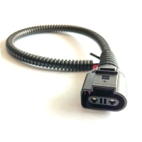 фото thumb №1, Соединитель штекер жгут vw 2,8 2 pin 1k0973202 с шланги