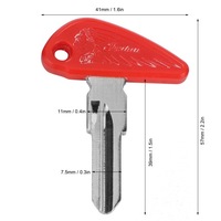 фото thumb №7, Nieodcięty ключ зажигания с покрытие с волокна