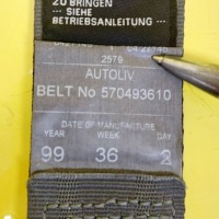фото thumb №9, Pas безопасности правое зад mitsubishi space star 570493610 nr70