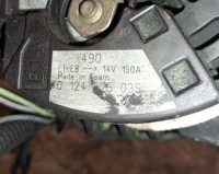 Генератор 150a citroen peugeot 1.6 hdi 2.0 hdi 9646321880 0124525035 Оригинал, фото thumb