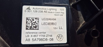 фото thumb №16, Bmw 5 g60 g61 23-25 лампа правый перед полный led тень чёрный сцепление eu org