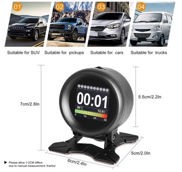 фото thumb №7, Спідометр дисплей autool x60 obd2 check
