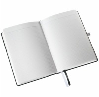 Блокнот A5/80 Leitz Style, сатиновый чёрный