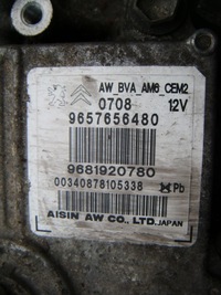 фото thumb №6, Citroen c5 2 ii x7 08-17 коробка передач передач автоматична 20gk05 tf80sc