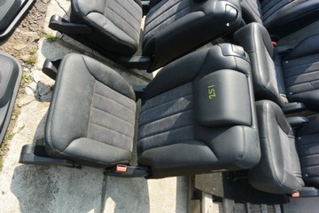 фото thumb №8, Комплект сидінь обшивки mercedes r-klasa w251 довгий 6 місць eu чорна шкіра