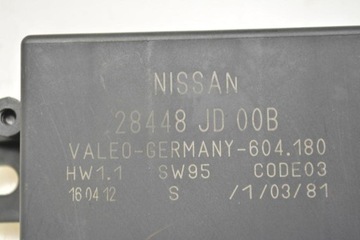 фото thumb №1, Модуль pdc nissan qashqai / qashqai +2 i j10, jj10 28448jd00b 1.6l