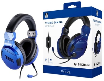 Наушники BIGBEN для PS4, лицензия SONY BLUE