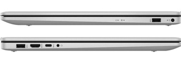 Ноутбук HP 17 i5-13gen, серебристый, 10-ядерный, 16 ГБ, 512 ГБ, SSD, NVMe, FHD, IPS, Win11
