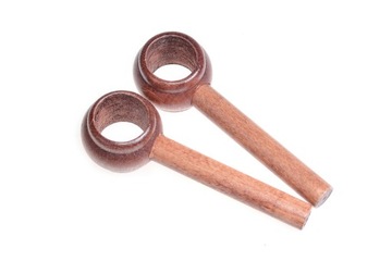Wspornik drewniany pojedynczy do karnisza karnisz fi 28 mm Olcha 2 szt