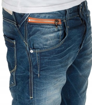 Jack Jones Niebieskie Jeansy BLUE Slim 28/34