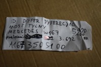 Idealny диференціал диференціал 3.692 міст задній задній mercedes w167 1 в Україні, фото thumb