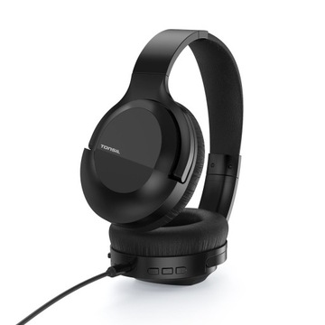 TONSIL R55BT Bluetooth-накладные беспроводные наушники TWS ANC PRO, черные