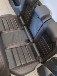 фото thumb №8, Vw golf vii gti шкіра сидіння диван zerwona нитка обшивки з підігрівом eu