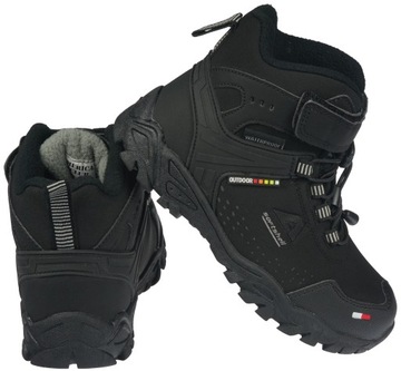 Buty zimowe dziecięce American Club WT-65BL