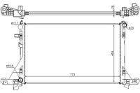 Радиатор воды renault master 3 2.3 dci fv Цена, фото thumb