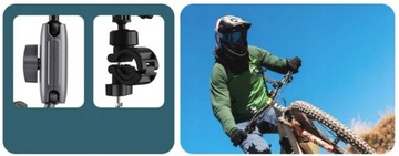 Держатель тисков TELESIN Magic Arm для GoPro HERO 12 11 Mini 10 9 8 7 6 5 4 MAX