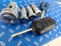 4 вкладыши замки дверь замок зажигания fiat ducato 2006- Киев, фото thumb