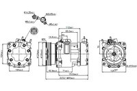 фото thumb №12, Компресор кондиціонера citroen c5 i, c8 fiat scudo, ulysse lancia phedra