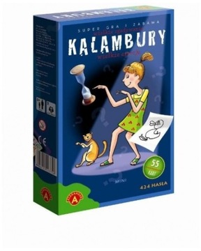 Ciekawa GRA ROZWIJAJĄCA Rozgrywka EDUKACYJNA Kalambury Mini GRA Alexander