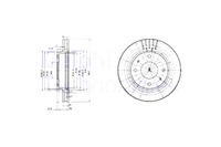 фото thumb №1, Delphi гальмівні диски гальмівні 2szt. перед hyundai coupe i coupe ii elantra