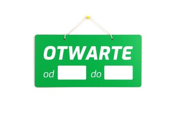 Двусторонний знак «Открыто» и «Закрыто».