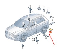 фото thumb №1, Vw tiguan ad правий d-pillar перегородка 5na864634b