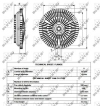 фото thumb №13, Nrf зчеплення в'язкiсний mercedes sprinter 2,3/2,9d