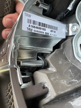 фото thumb №11, Руль a1664600103 mercedes w166 x166 gl gle gls ml коричневая